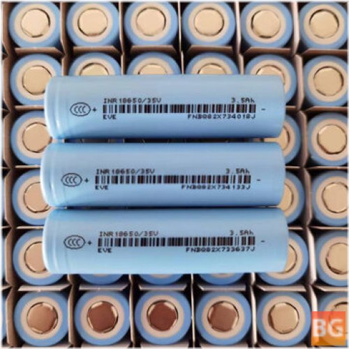 35V 3.7Ah Unprotected Rechargeable 18650 Battery