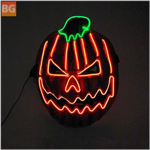 LED Pumpkin Cosplay Mask for Halloween Party