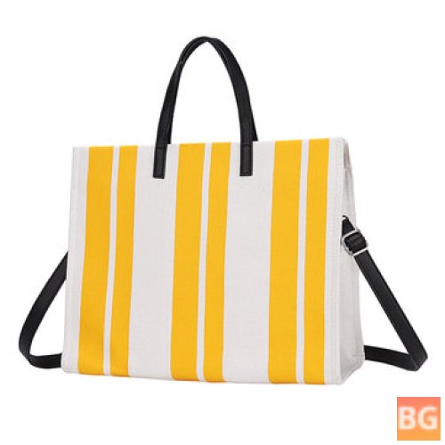 Women's Tote Bag with Canvas Backing