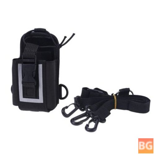 Nylon Walkie Talkie Case with Fluorescent Cover for Multiple Brands