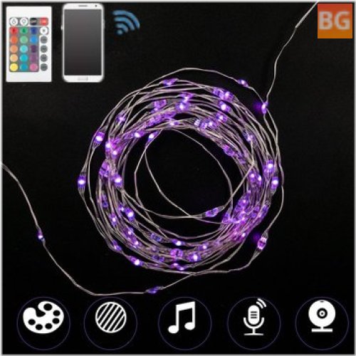 Smart LED String Lights with WiFi Control for Parties and Holidays