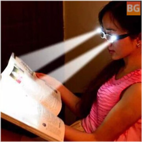 Reading Glasses with Magnifying Glasses - LED Light up Night