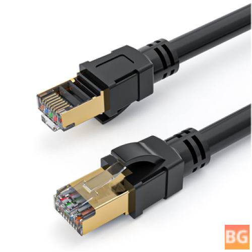 ACASIS Cat 8 Ethernet Cable - 40Gbps, Gold Plated RJ45 Connector
