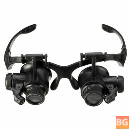 LED Magnifying Glasses with 4 Lens Options and Replacement Kit