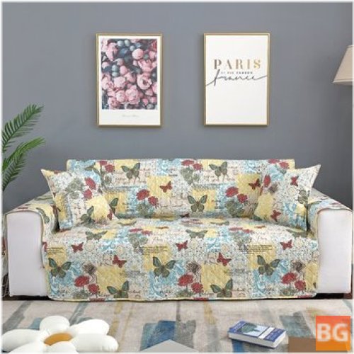 Waterproof Sofa Protector for Butterfly Pattern Couch