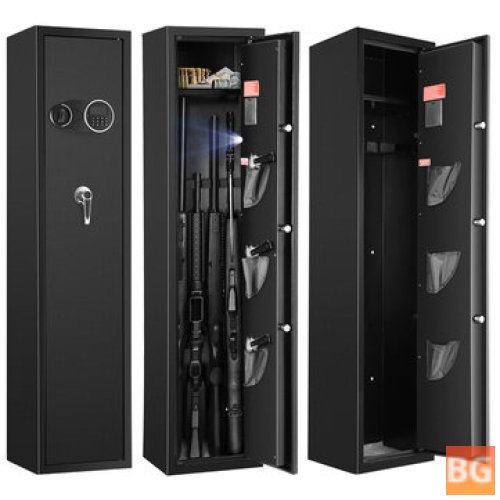 Quick Access Metal Gun Safe with Digital Keypad and Removable Shelf