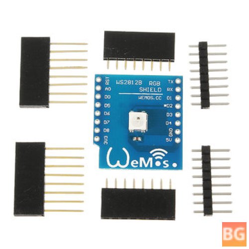 WS2812B RGB Shield for D1 Mini Development Board