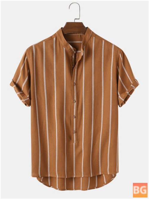 Henley Shirt - Striped