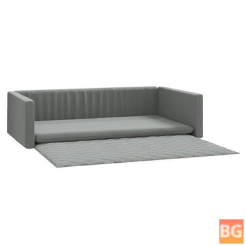 Car Dog Bed Linen - Look 90x60 cm - Light Gray