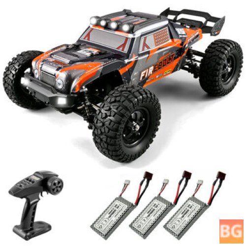 901A 2.4GHz Brushless RC Car with 50km/h Speed, Light Truck, Toys