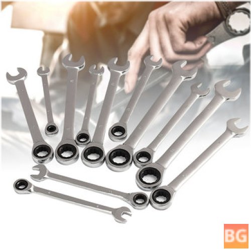 6-in-1 Ratchet Wrench Set - Ratcheting Spanner Car Repair Tool