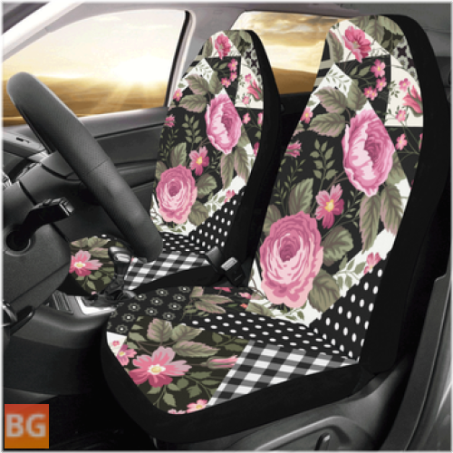 2PCS Front Car Seat Covers Protector for Auto Interior Accessories