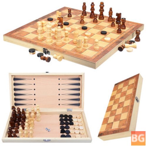 Chess Board Box - Wood