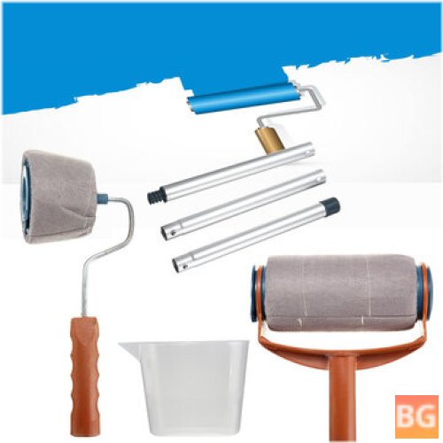 Paint Roller - Professional Grade Flocked Edger - Easy Room Painting Tools