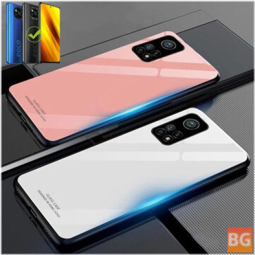 Pocophone X3 Protective Case with tempered glass