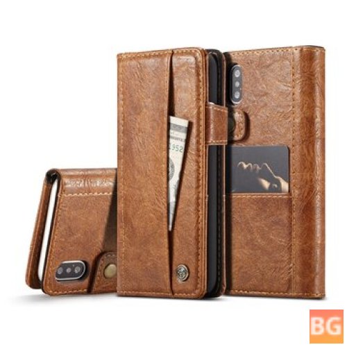 Vintage Wallet with Slot for iPhone X