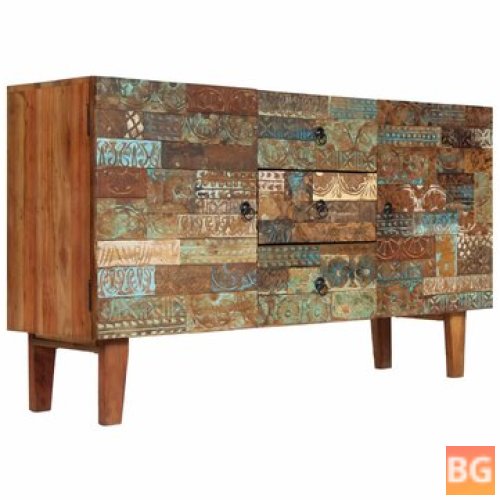 Sideboard with Wood Grain