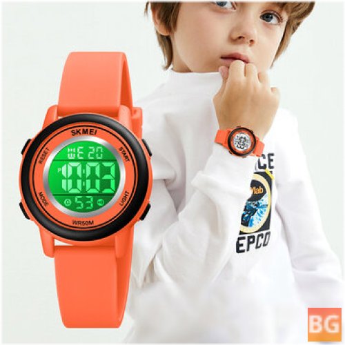 SKMEI 1721 12/24 Hour Stopwatch Clock with Waterproof/ Dustproof Design