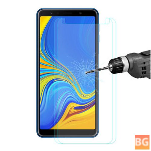 2-Pack Enkay Screen Protector for Samsung Galaxy A7 2018 2.5D Curved Edge Tempered Glass Film