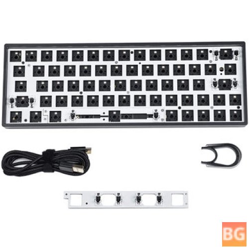 Skyloong GK64X RGB Keyboard with 60% Programmable Functionality and Bluetooth Wireless Connection