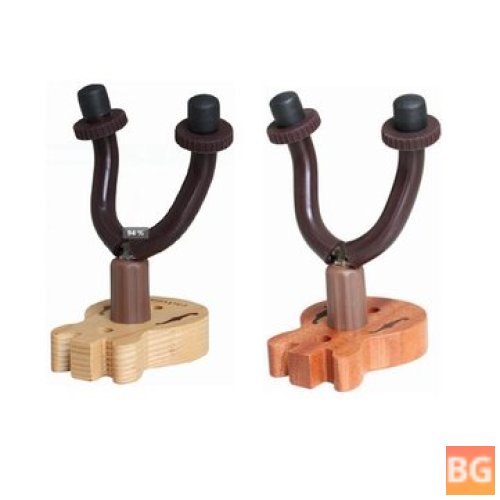 Guitar Stand with Acoustic Guitar Hanger and Sapele Wood