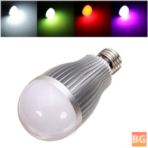 6W RGB LED Globe Bulb with RF E27 Socket