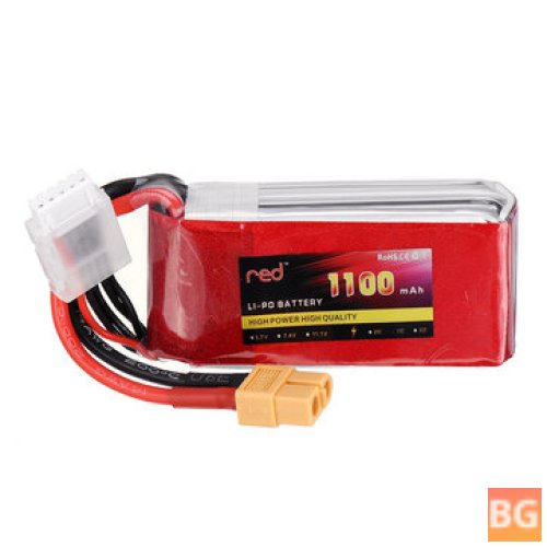 Red Lipo Battery Charger for RC Cars - 14.8V 850mAh