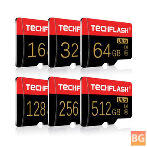 TECHFLASH Class 10 TF Memory Card - Flash Drive 4GB-256GB