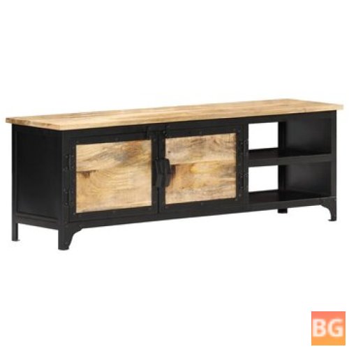 TV Cabinet Living Room Entertainment Center with Storage Shelf and Cabinets 47.2