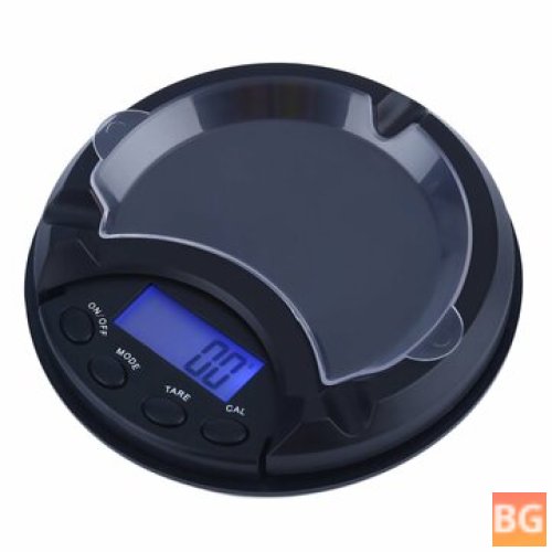 LCD Pocket Scale - Ashtray Balance - Gold Diam