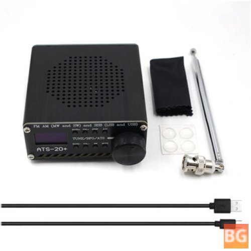 ATS-20+ Plus Receiver with Antenna, Speaker, and Battery