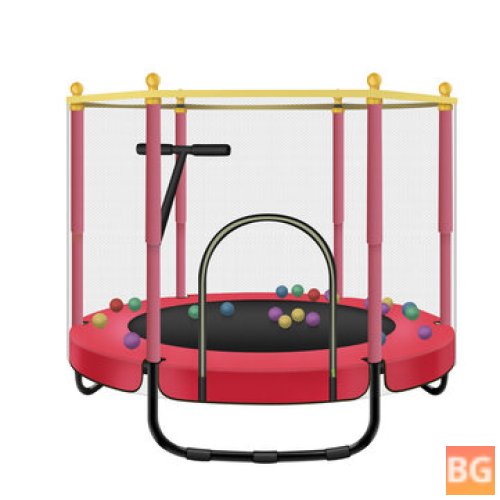Jump Bed for Children - Round - Hard - Enclosure - Net - Outdoor - Exercise - Home - Toys - Hop - Couch - Support - 250KG