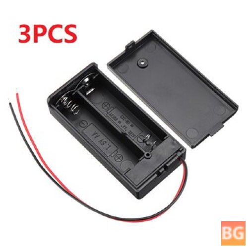 2 Slots AA Battery Box Board with Switch for 2 x AA Batteries