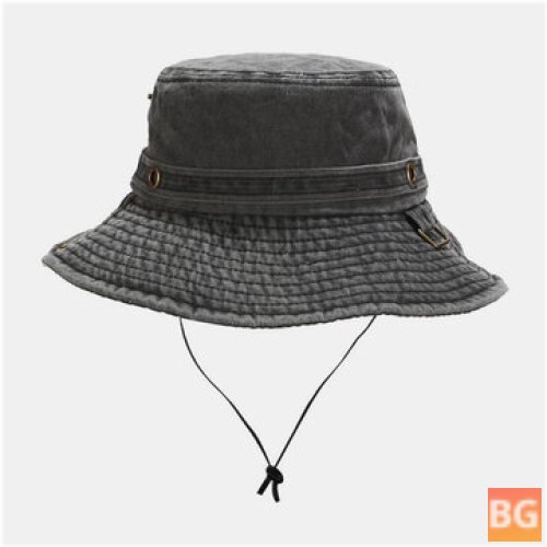 Sunscreen Bucket Hat with String - Outdoor