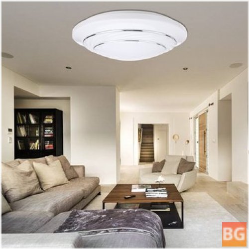 24W LED Round Surface Mount Ceiling Light for Bedroom and Living Room