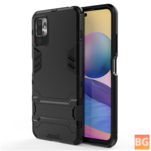 POCO M3 Pro 5G NFC Global Version/ Xiaomi Redmi Note 10 5G Case Armor Cover with Bracket Shockproof