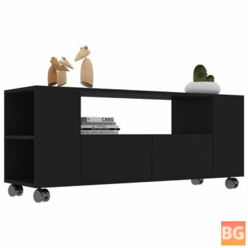 TV Cabinet - Black 47.2