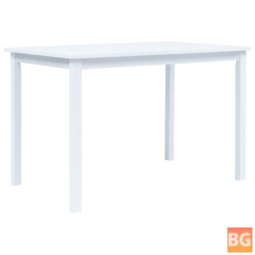 Dining Table with Wood Base 114x71x75 cm