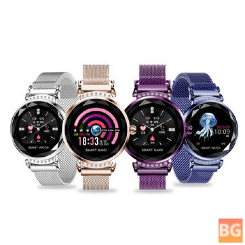 3D Dial Watch with HR and BP Monitor - Women's Bracelet