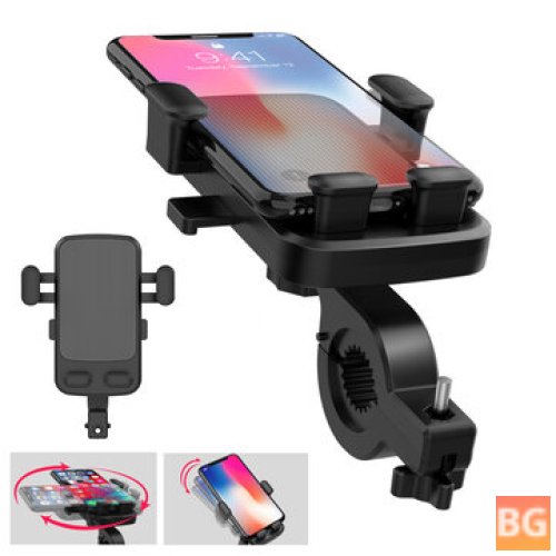 Bakeey M1 360° Rotation Lock Motorcycle Bicycle Holder Stand for Redmi Note 8