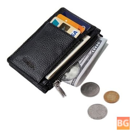 RFID Blocking Wallet - Thin, Faux Leather