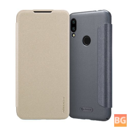 Shock-proof Flip PU Leather Cover for Xiaomi Redmi 7/Y3