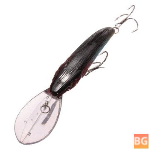 15.5-cm Minnow Lures with Bass Fishing Hooks