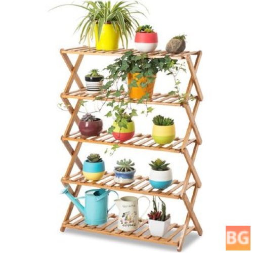 Garden Shelf with Rack for 2/3/4/5 Tier Flower Pot Plants