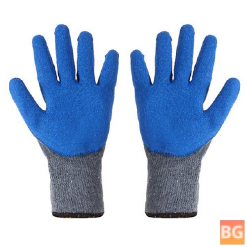 Wear-resistant gloves with a magnet to help search