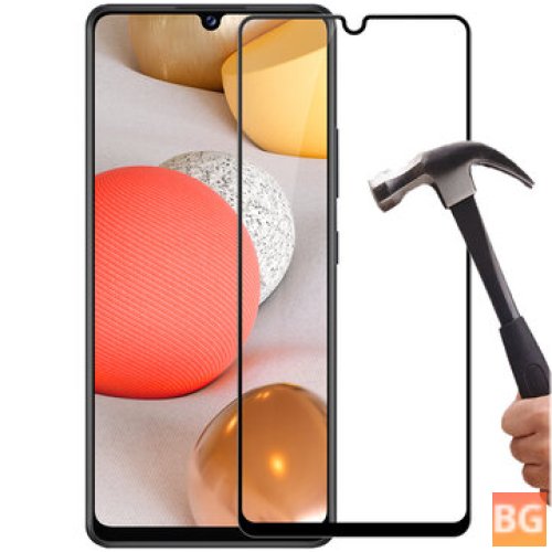 9H Anti-Explosion Anti-Fingerprint Tempered Glass Screen Protector for Samsung Galaxy A42 5G
