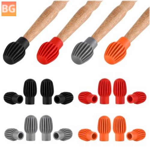 Silicone Drumstick Mute Tips - 2 or 4 Pack