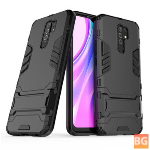 Mi 9 Hard Back Cover with Stand for Xiaomi Redmi 9