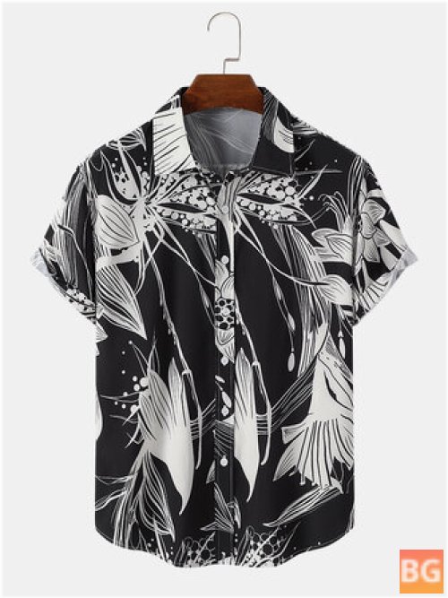 Buttons for Men's Clothing - Hawaiian Pattern
