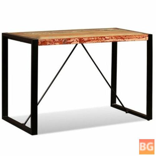 Dining Table with Wood Grain